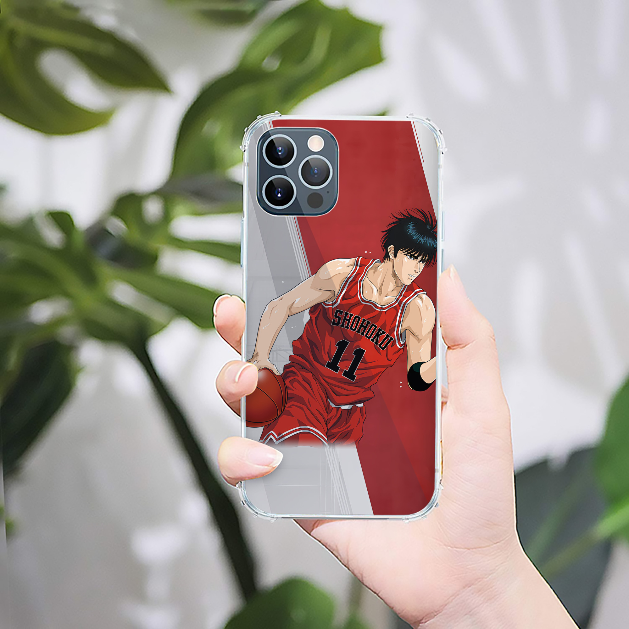 （画像用） SLAM DUNK／スラムダンク 【iPhone 12シリーズ対応】透明スマホケース（クリアソフトケース）